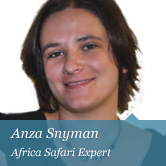 Anza Snyman - Africa Safari Expert